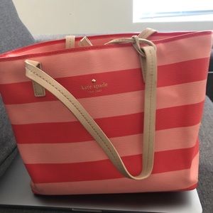 Kate spade stripped bag